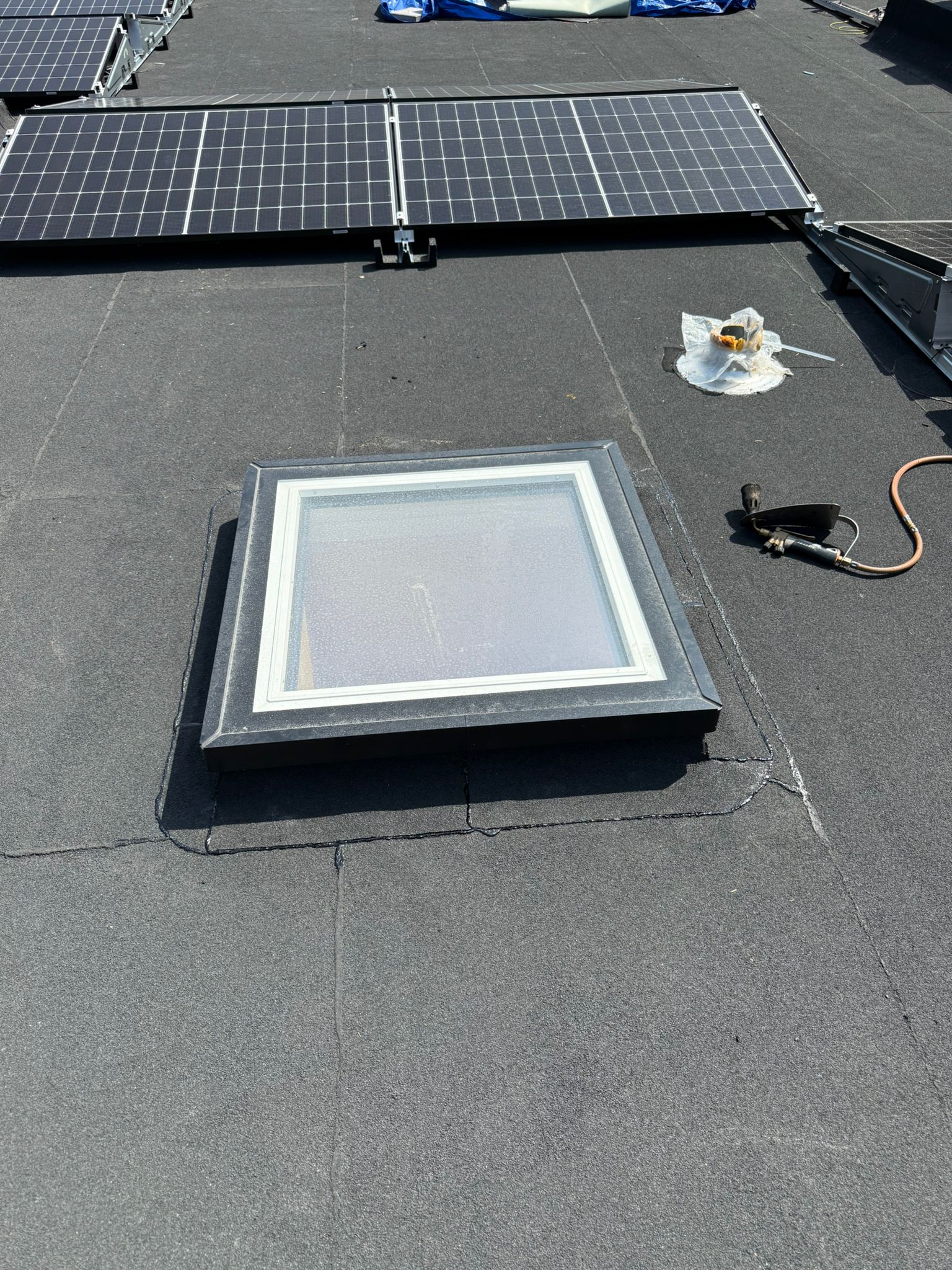 Bitumen dak vervangen